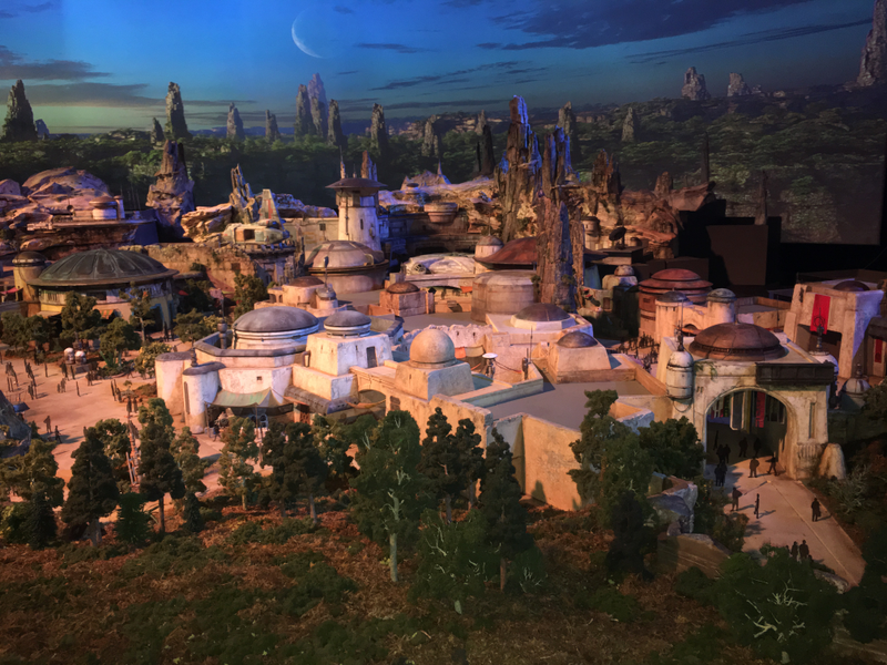 Illustration for article titled Here's Your First Look at an Insanely Detailed Model of Disney's Star Wars Land (UPDATED)